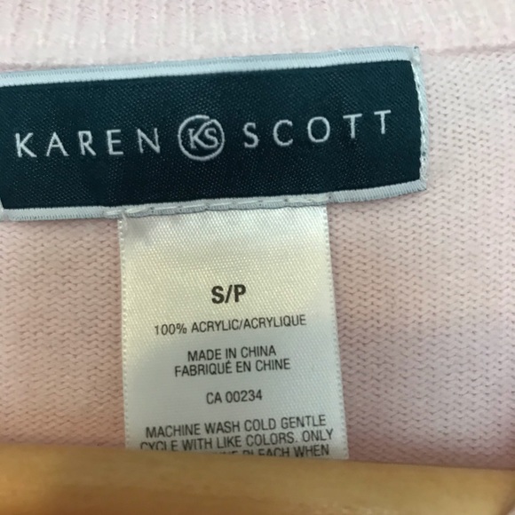 ✨2 for $20✨ Karen Scott Cardigan in Pink - Picture 6 of 6